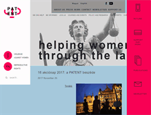 Tablet Screenshot of patent.org.hu
